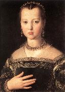 BRONZINO, Agnolo Portrait of Maria de Medici Spain oil painting artist